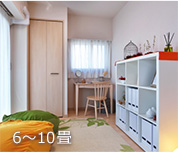 子供部屋は6～8畳が目安｜部屋別のエアコン畳数選択例