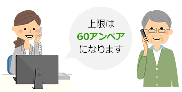 契約容量の上限をどこまで増やせるか電力会社へ問い合わせる｜総電気容量の確認方法