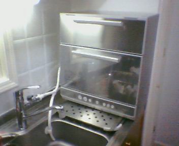 EUD510食洗機の設置後