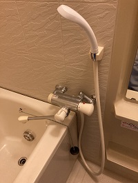 交換前　浴室水栓
