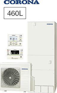 コロナ(コロナ)オート角型 標準圧エコキュート交換例｜スタンダードタイプ｜CHP-46SAZ1