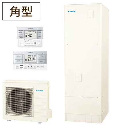 ダイキン(daikin)エコキュート「Aシリーズ」前モデル|フルオートタイプ角型、容量370L/460L|EQA37YFV、EQA46YFV