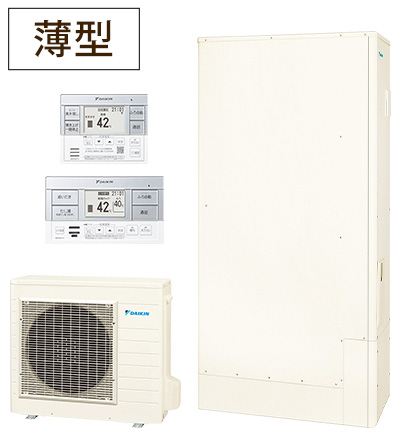 ダイキン(daikin)エコキュート「Aシリーズ」前モデル|フルオートタイプ薄型、容量370L/460L|EQA37YFTV、EQA46YFTV