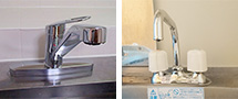 ツーホールタイプの事例画像｜キッチン水栓(台所蛇口)の設置タイプについて