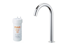 LIXIL(INAX)キッチン用浄水器水栓｜JF-ND701(JW) ｜ワンホールビルトイン浄水器型の専用水栓一覧