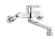 LIXIL(INAX) キッチン用水栓 『クロマーレSシリーズ』｜SF-WM432SY｜壁付きのシャワー吐水商品一覧