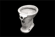 創業当時の陶製便器