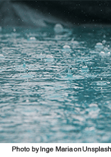 雨（Photo by Inge Maria on Unsplash）