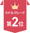 ミドル第2位