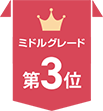 ミドル第3位