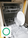 幅30cmの平皿が食洗機に入るか実験｜RSW-F402C-SVの場合
