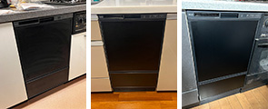 リンナイ食洗機（RSW-F403C-B）フロントオープンの工事費込みセットが安い