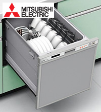 三菱電機(Mitsubishi)スライドオープン・ミドルタイプ食洗機EW-45R2Sの交換や後付けが安い