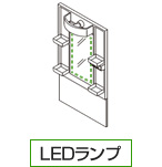 1面鏡（鏡裏収納なし）｜TOTO Vシリーズ化粧鏡のラインナップ