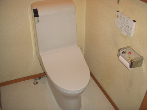 千葉県松戸市｜トイレ交換：TOTOウォシュレット一体型トイレ『Z 