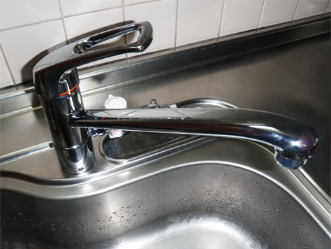 TOTO キッチン用水栓(ワンホールタイプ)Gシリーズ分岐水栓付き蛇口