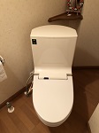 北海道札幌市｜TOTO一体型トイレ機能部の施工事例 | 交換できるくん