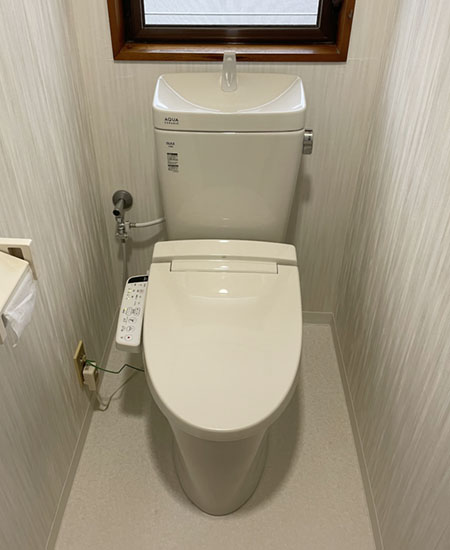 東京都立川市｜リクシルトイレの施工事例 | 交換できるくん