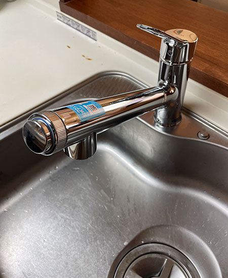 工事費込み】LIXIL(INAX) キッチン用水栓(ワンホール) オールインワン