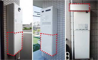 ガス給湯器 壁掛設置タイプの交換 取替え 交換できるくん
