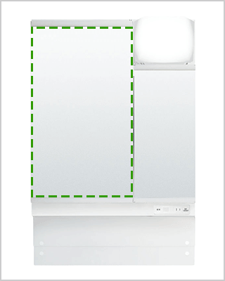 工事費込み】LIXIL(INAX) オフト 洗面台+化粧鏡セット｜間口600mm