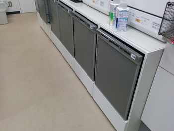 洗剤メーカー　食洗機設置
