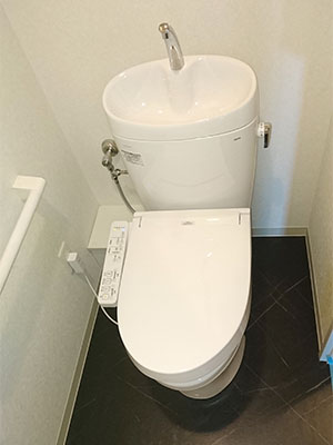 トイレ　TOTO　ピュアレストEX・手洗いあり　CS325BPR+SH335BA　温水洗浄便座　TOTO　ウォシュレットSB　TCF6623