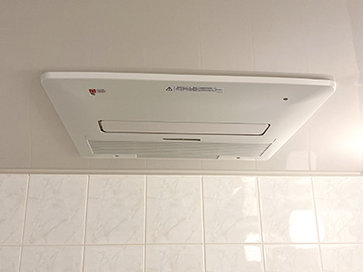 浴室乾燥機　ノーリツ　ガス温水式浴室暖房乾燥機　1室換気・暖房能力4.1kw　BDV-4104AUKNC-BL