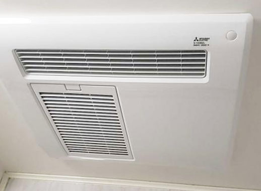 三菱電機 天井埋込み型浴室換気暖房乾燥機 V-122BZ5+P-123SWL5　[100V・2室換気]
