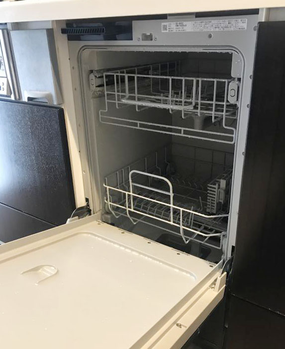 リンナイ ビルトイン食洗機 フロントオープンタイプ(ブラックフェイス)/RSW-F402CA-B