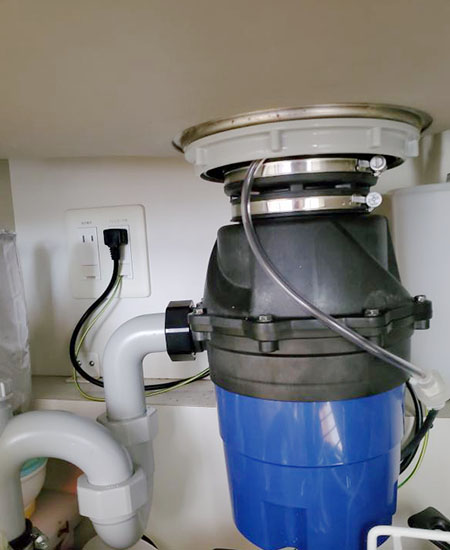 ディスポーザー/フロム工業 ディスポーザー YS-8100 [手動給水/水栓分岐給水] [蓋スイッチ]/YS-8100