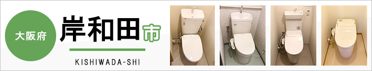大阪府岸和田市でトイレ交換・トイレリフォームするなら交換できるくん