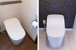 Panasonic アラウーノS160｜トイレ施工事例写真